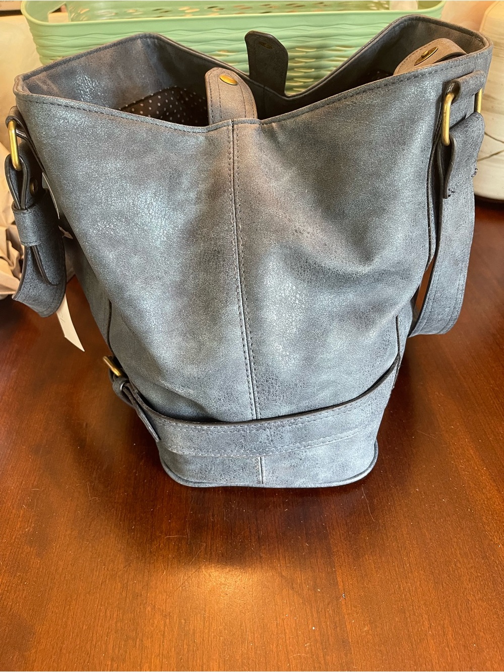 NWT Minicci Denim Blue Colored Shoulder Bag / Purse. - Picture 10 of 13